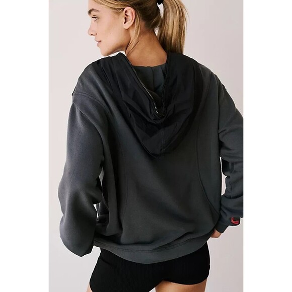 Free People FP Movement Pride Hoodie Top Pullover Sweatshirt Oversized S 283946 - Picture 4 of 12